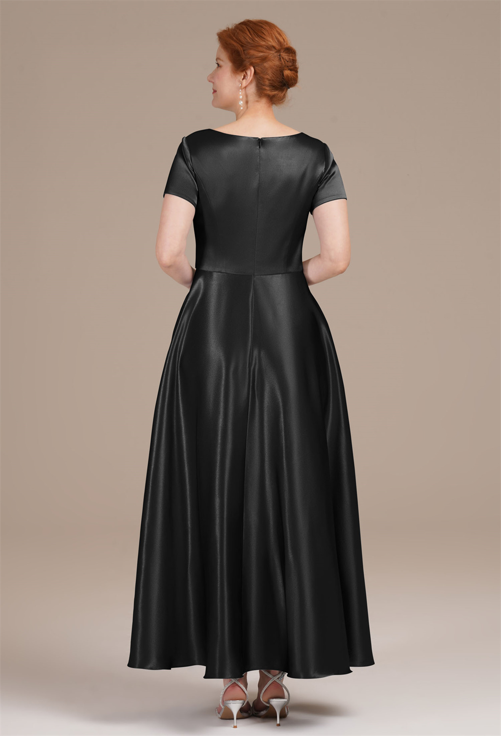 AW Omukama Black Metallic  Mother of the Bride Dresses